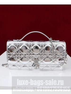 Christian Dior My Dior Top Handle bag Silver