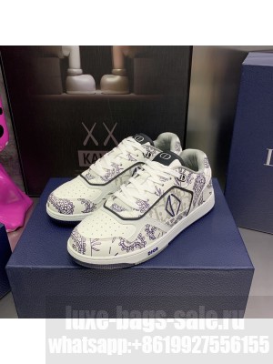 Dior Unisex B27 Low-Top Sneaker Smooth Calfskin with Dior Oblique Jacquard 2023 013