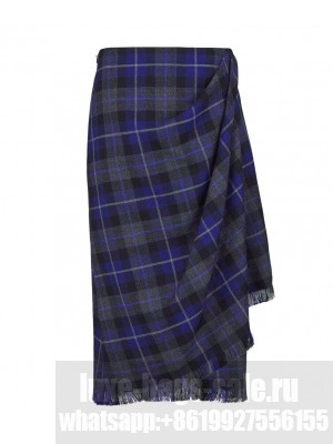 Christian Dior Women's Mid-Length Draped Skirt Purple