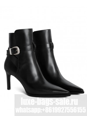 Celine Women's Verneuil Jodphur Boot In Calfskin Black