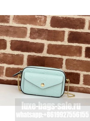 Gucci GG SUPER MINI SHOULDER BAG 781554 light green