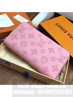 Louis Vuitton Perforated Monogram Calfskin Long Zippy Wallet M58429 Ballet Pink 2019 Collection