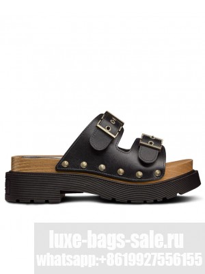 Christian Dior Women's Diorquake Strap Sandal Black