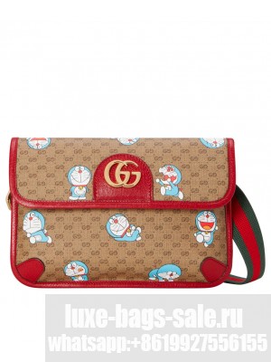 Gucci X Doraemon Belt Bag 647817 Red