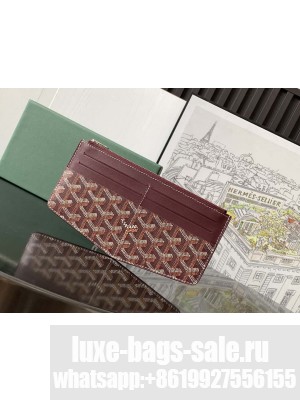 Goyard Insert Louise Wallet Burgundy