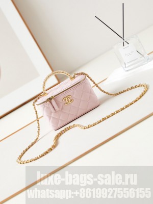 CHANEL MINI CLUTCH WITH TOP HANDLE AP3820 pink