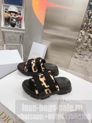 Dior D-Wander Fabric Slide Sandals 2021 Collection