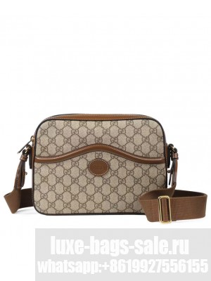 Gucci Messenger Bag With Interlocking G 675891 Dark Coffee