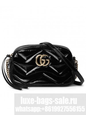 Gucci GG Marmont Series of small shoulder bag Black
