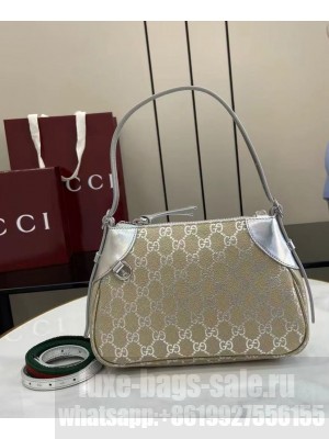 Gucci GG Emblem Small Shoulder Bag 815218