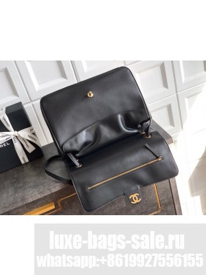 CHANEL Maxi Classic Handbag AS58601 black