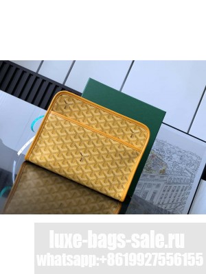Goyard Jouvence MM Toiletry Bag Yellow