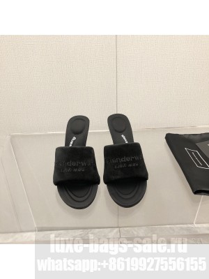 Alexander Wange Slide Sandals 10.5cm Black 2022 Collection