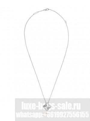 Van Cleef & Arpels Women's Vintage Alhambra Pendant Silver