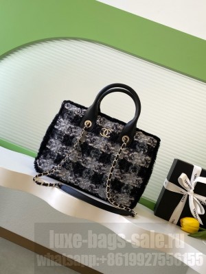 CHANEL Shopping Bag AS5688 Black & Grey