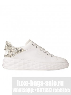 Jimmy Choo Women's Diamond Maxi/F II White