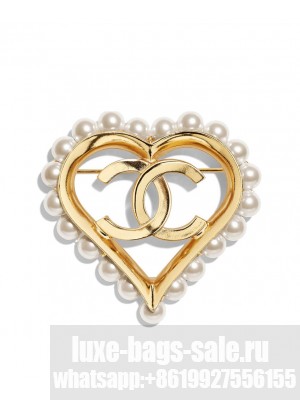 Chanel Brooch AB2598 Golden