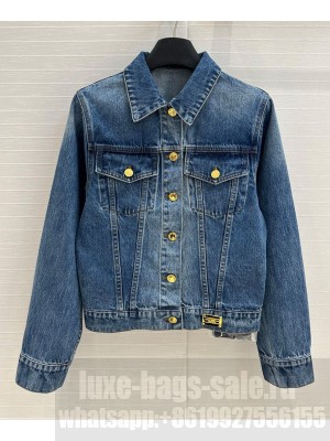 Louis Vuitton Women's Denim Jacket Dark Blue