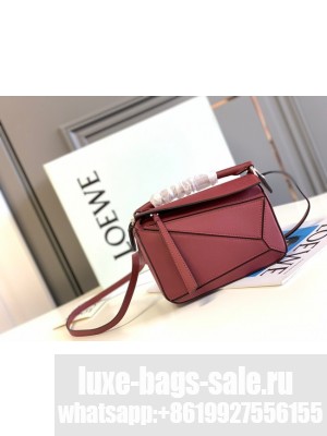 Loewe mini Puzzle Bag Original Leather 6124 red