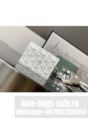 Goyard Malesherbes Card Wallet White