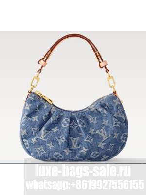 Louis Vuitton NEW Pochette Valley M13571 Denim Blue