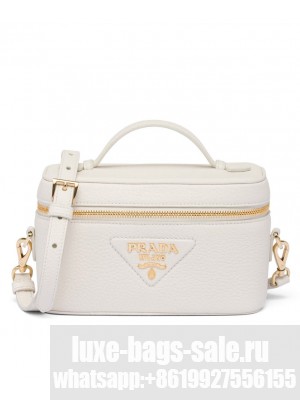 Prada Leather Mini-bag 1BH202 White