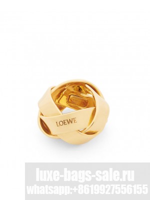 Loewe Women's Chunky Nest Ring Golden