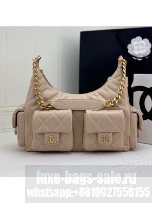 Chanel MAXI HOBO BAG AS5339 Apricot
