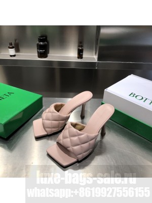 Bottega Veneta The Rubber Lido Quilted Lambskin Sandals heel 9cm 2021 Collection 08