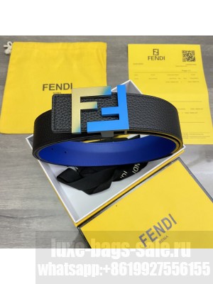 Fendi 38mm Eversible Belt FF buckle with stud closure 2021 Collection 33