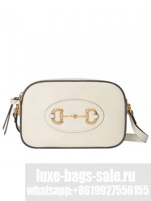 Gucci Horsebit 1955 Small Shoulder Bag 760196 Cream