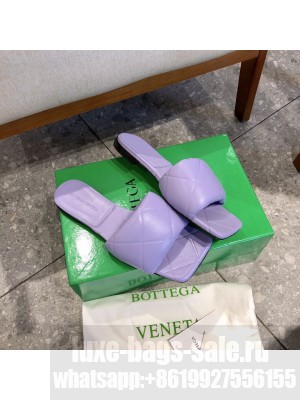 Bottega Veneta RUBBER LIDO Flat Sandals Purple 08 2021 Collection