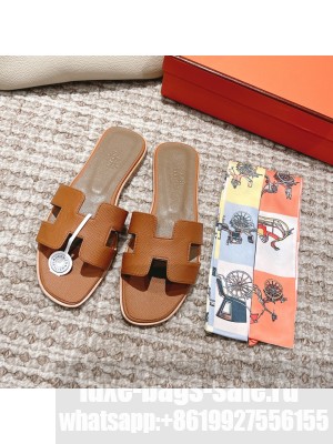Hermes Oran Flat Slide Sandals 2023 Collection 065