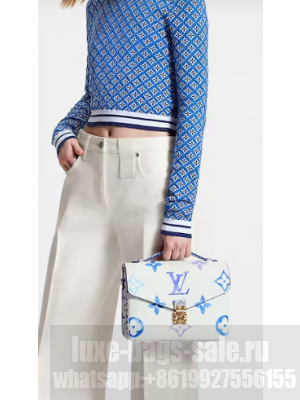Louis Vuitton Pochette Metis MM M23055 Blue