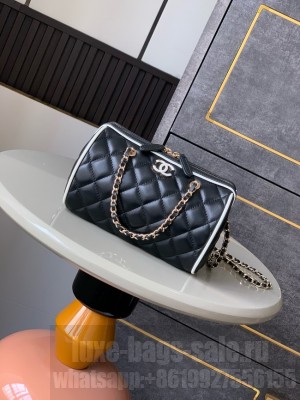 Chanel CLUTCH WITH CHAIN AP4515 Black&White