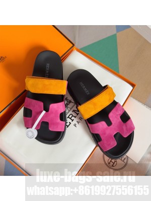 Hermes Unisex Chypre Flat Sandals 012