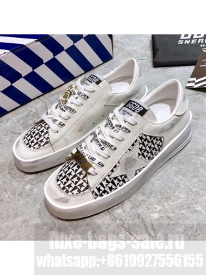 Golden Goose Stardan Star Print Sneaker White/Black Spring/Summer 2021 Collection 