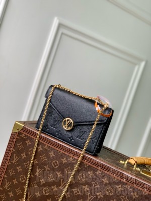 Louis Vuitton Wallet On Chain Rosy M25814 BLACK