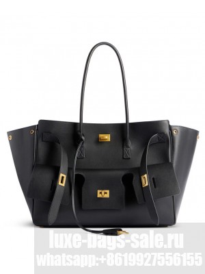 Balenciaga Bel Air Medium Carry All Bag Black