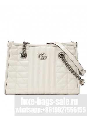 Gucci GG Marmont Small Tote Bag 681483 Cream