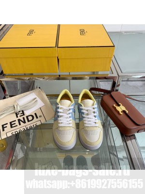 Fendi FENDI MATCH Unisex low-tops sneakers blue/yellow