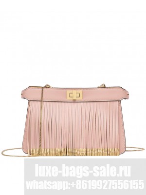 Fendi Iconic Peekaboo ISeeU Small Bag Pink