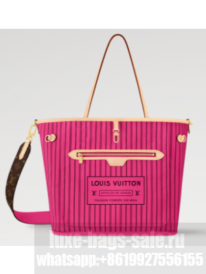 Louis Vuitton REVERSIBLE - EARLY ACCESS Neverfull Bandouliere Inside Out MM M12096 rose
