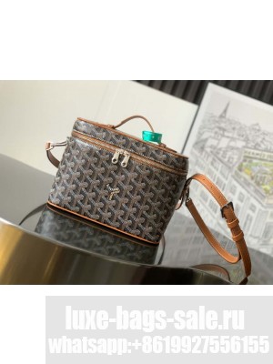 Goyard Muse Vanity Case Black & Tan