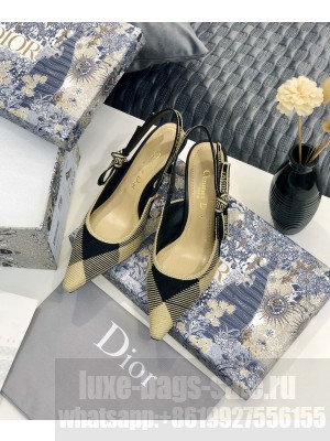 DIOR HEEL 6.5CM J'ADIOR SLINGBACK PUMPS TECHNICAL FABRIC 04