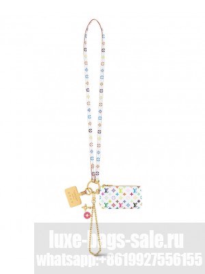 Louis Vuitton LV X TM Phone Holder M14099 White