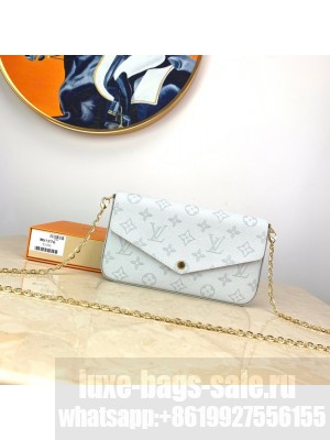 Louis vuitton original Chain bag M61276 white