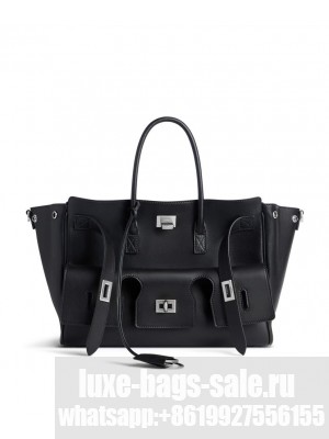 Balenciaga Bel Air Small Carry All Bag Black