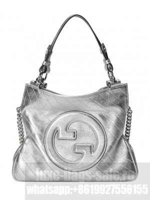Gucci Blondie Small Tote Bag 751518 Silver