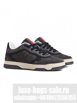 Gucci Unisex Re-Web Sneakers 831661 Black